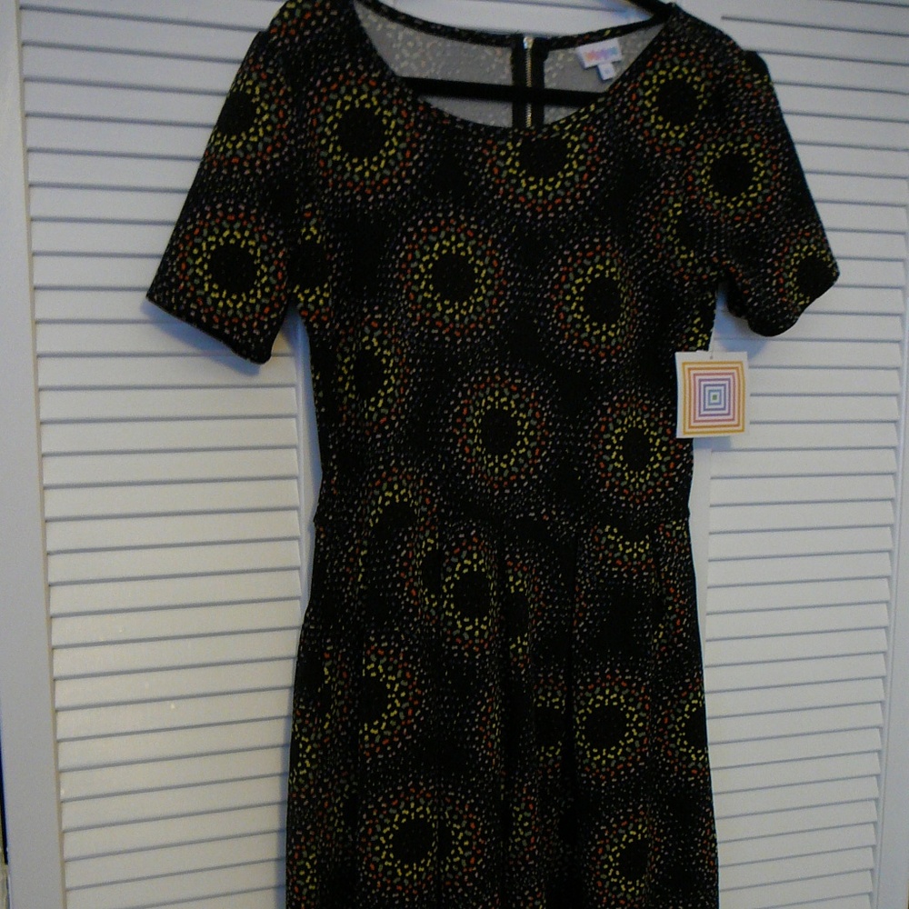 Lularoe Amelia Colorburst